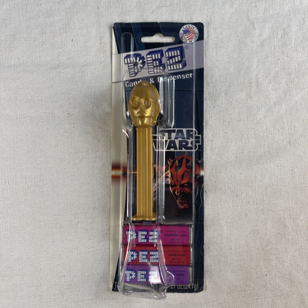 Pez Singles- Star Wars- C-3PO, Mint on Card